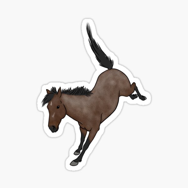 Item preview, Rain - Bay Roan Horse designed and sold by HorseFly Ranch.