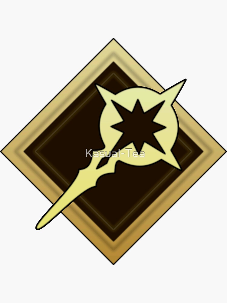 "Caster Class, Fate/Type Moon" Sticker for Sale by KasualTea Redbubble