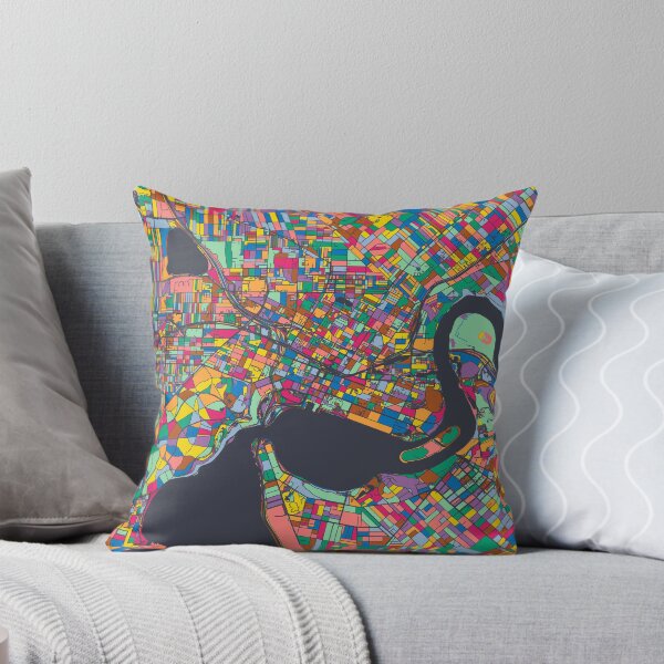 Item preview, Perth Map - Mosaic - 2021 Colors designed and sold by HomeCities.