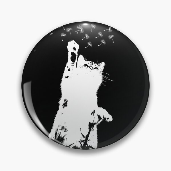 Artikelvorschau, Katze Pusteblume Löwenzahn Schöne Blume Kitten entworfen und verkauft von DerNerd.