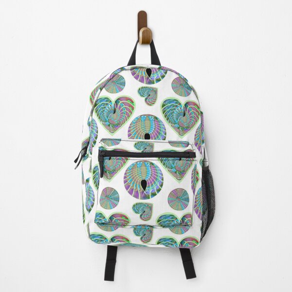 Item preview, A touch of PSychedlic: hearts - circles - colorful on a white background - photo edit designed and sold by kikidu21.