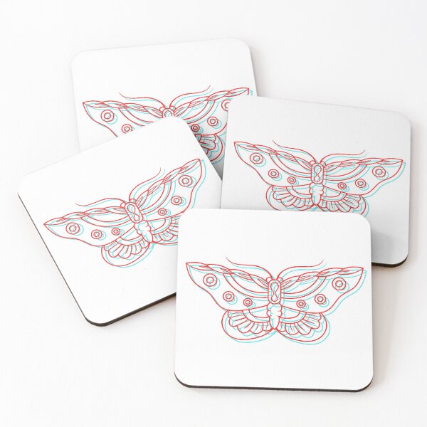 Item preview, Trippy 3D Moth - Version 2 designed and sold by PandaParcels.
