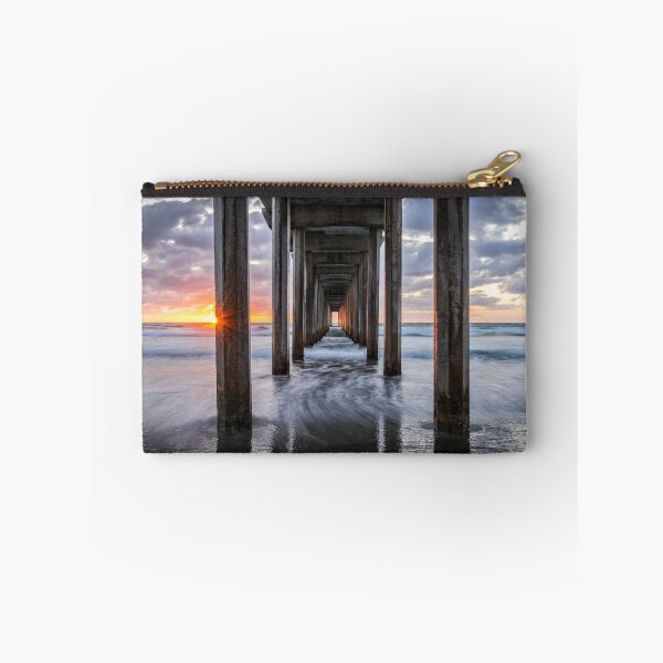 Item preview, Pacific Ocean California Sunset La Jolla Scripps Pier designed and sold by LandscapeArtCP.
