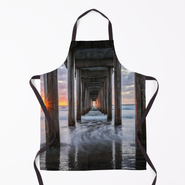 Item preview, Pacific Ocean California Sunset La Jolla Scripps Pier designed and sold by LandscapeArtCP.