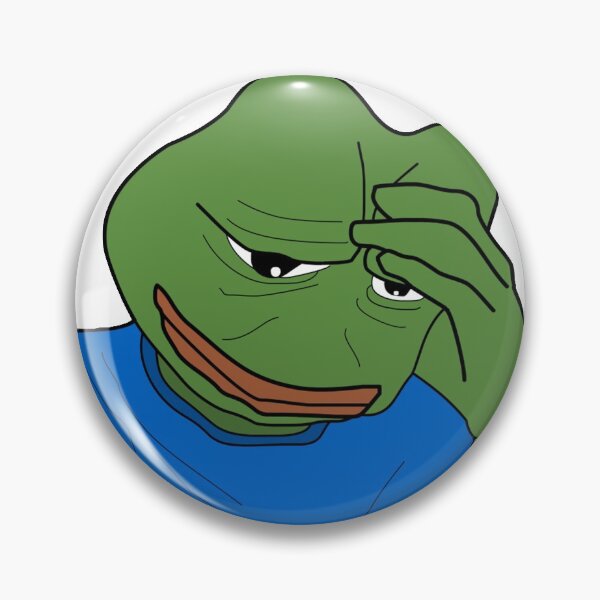 Item preview, facepalm pepe designed and sold by JozoRazObchod.