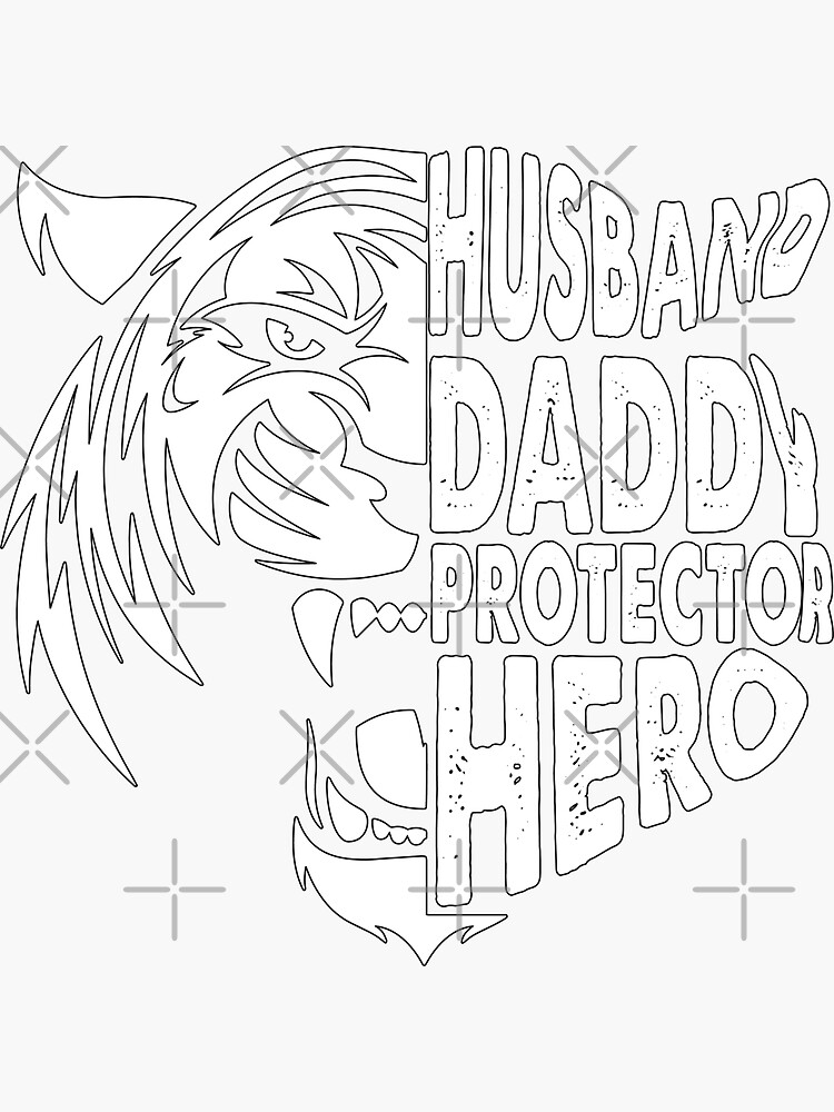 Husband Daddy Protector Hero Tiger by EnforcerDesigns