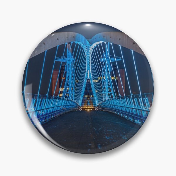 Item preview, Salford Quays Footbridge at Night designed and sold by Paul Madden.