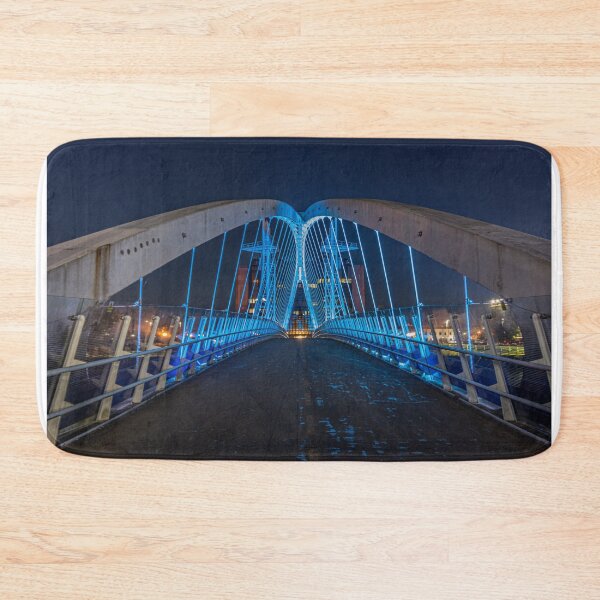 Item preview, Salford Quays Footbridge at Night designed and sold by Paul Madden.