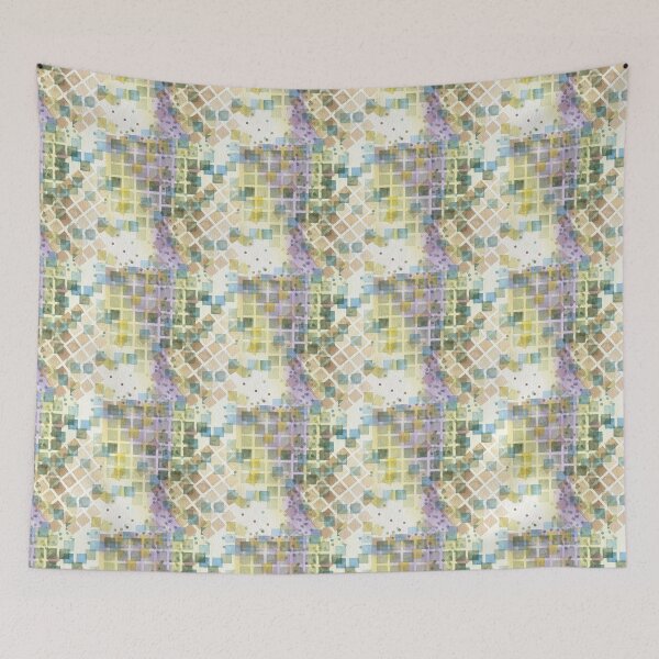 Item preview, Geometric Glazed Abstract Watercolor  designed and sold by Duncan Bullock.
