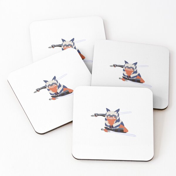 Item preview, Ahsoka Tano with sabers (white background)  designed and sold by zhedgehog88.
