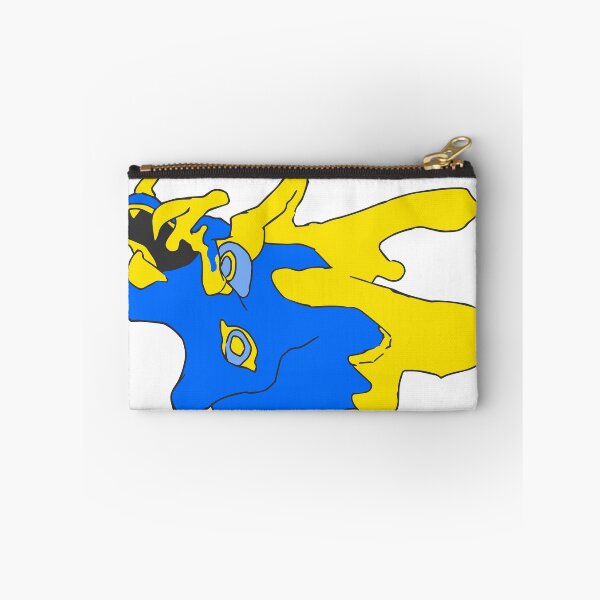 Item preview, Abstract Eel in Blue and Yellow designed and sold by MiscibilityArt.