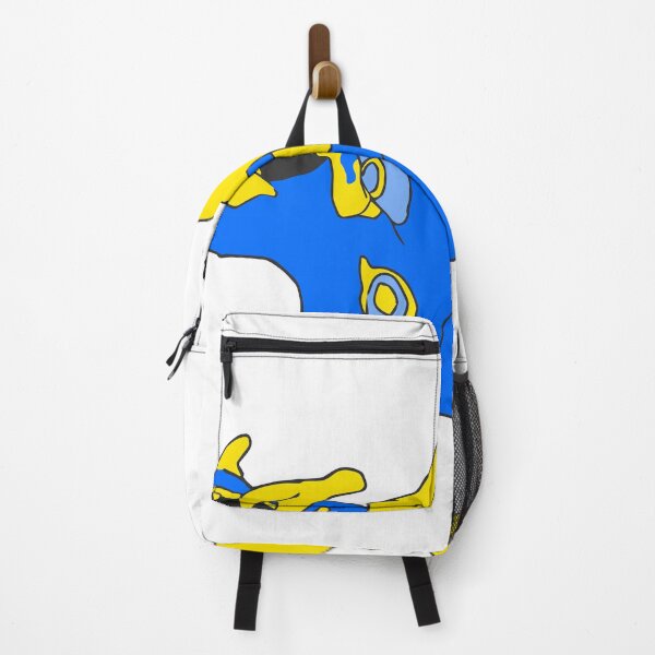 Item preview, Abstract Eel in Blue and Yellow designed and sold by MiscibilityArt.