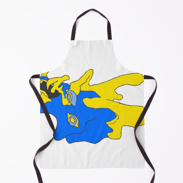 Item preview, Abstract Eel in Blue and Yellow designed and sold by MiscibilityArt.
