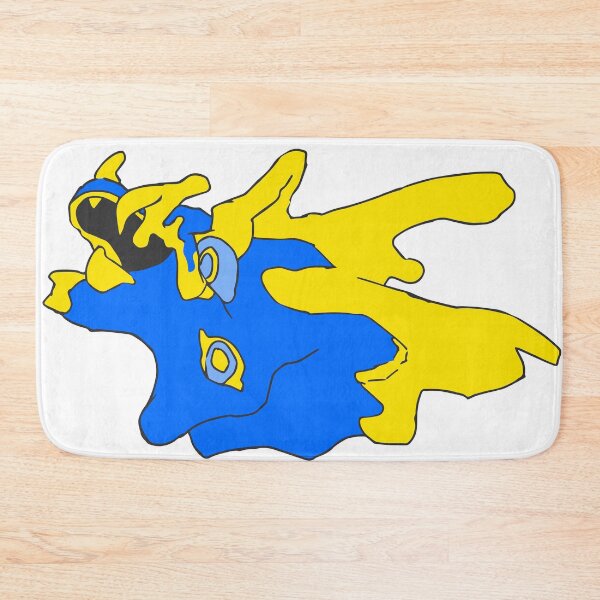 Item preview, Abstract Eel in Blue and Yellow designed and sold by MiscibilityArt.