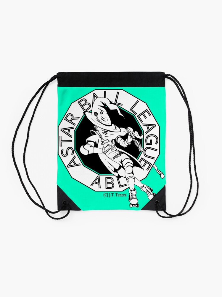 Thumbnail 2 of 3, Drawstring Bag, The Eurian Astar Ball League designed and sold by PickledAuthor.