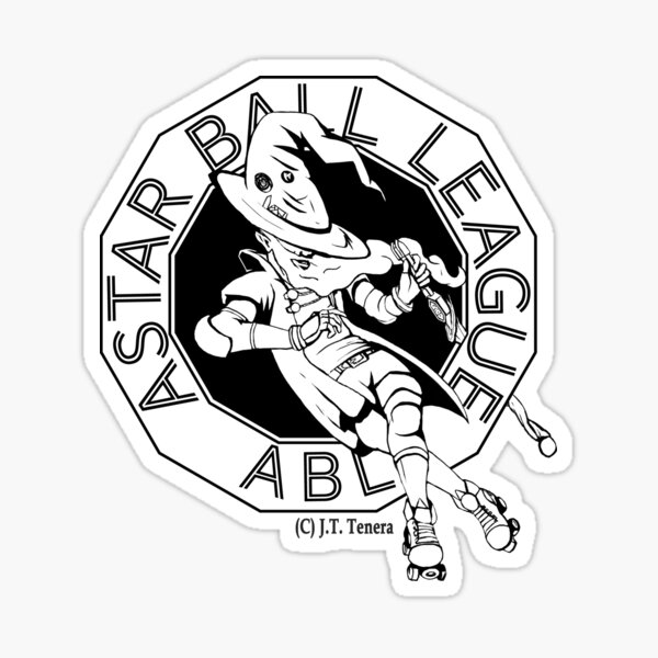 The Eurian Astar Ball League Sticker