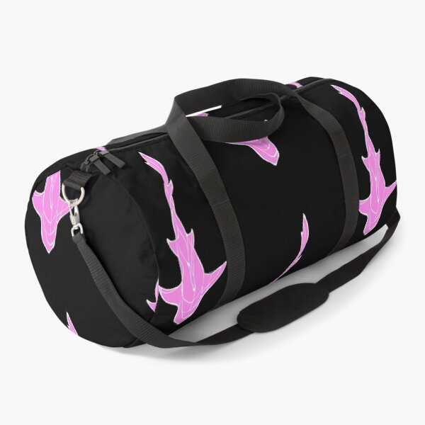 Item preview, Black/Pink Line Art White Shark Ocean Themed Design Lemon, Tiger, Cookie Cutter Shark designed and sold by Celosia Liv.