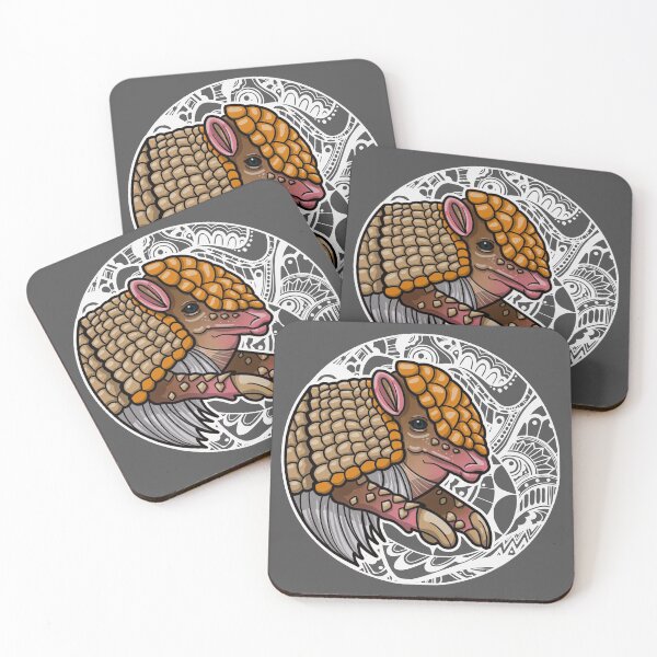 Item preview, Animal Alphabet_Armadillo designed and sold by AFrolicStone.