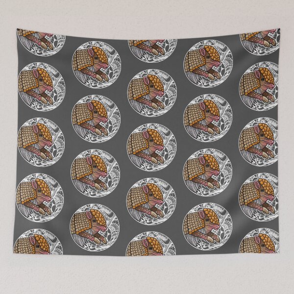 Item preview, Animal Alphabet_Armadillo designed and sold by AFrolicStone.