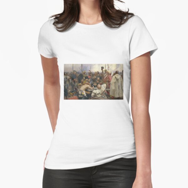  Reply of the Zaporozhian Cossacks Fitted T-Shirt