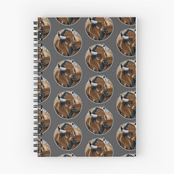 Item preview, Animal Alphabet_Bison designed and sold by AFrolicStone.