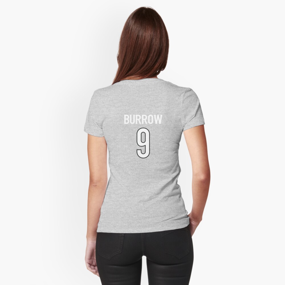 Joe Burrow Orange Bengals Jersey - #9 Baseball ¾ Sleeve T-Shirt for Sale  by djstagge