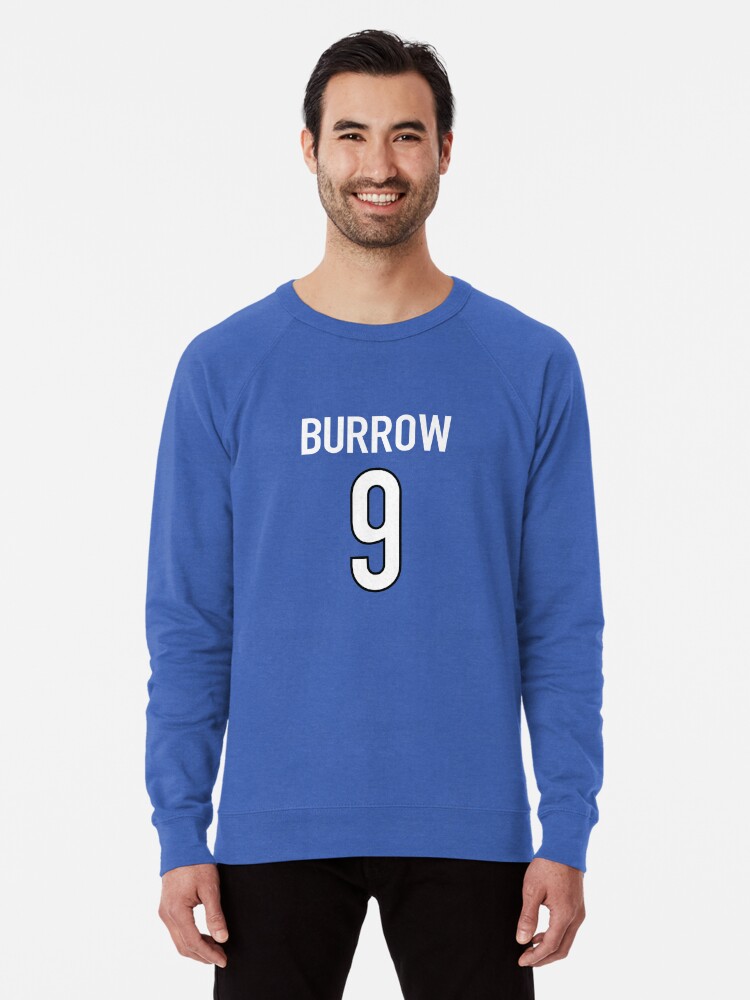 Joe Burrow Orange Bengals Jersey - #9 Joe Burrow Lightweight Sweatshirt | Redbubble