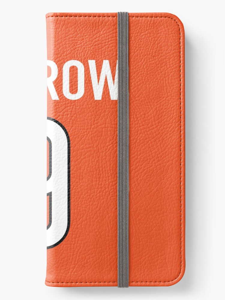 Joe Burrow Orange Bengals Jersey - #9 iPad Case & Skin for Sale by  djstagge