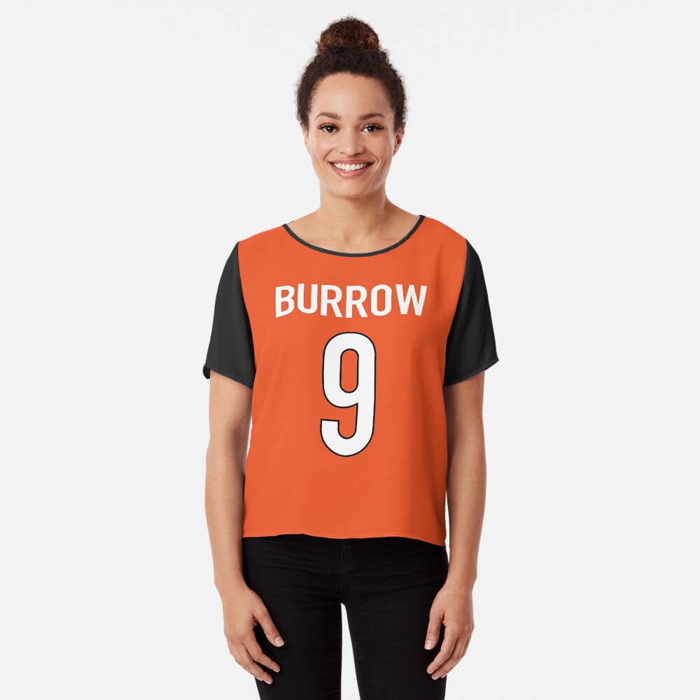 Joe Burrow Orange Bengals Jersey - #9 iPad Case & Skin for Sale by  djstagge