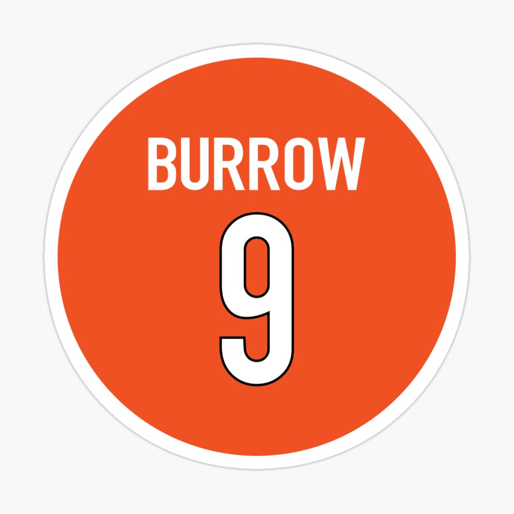 Joe Burrow Orange Bengals Jersey - #9 Sleeveless Top for Sale by djstagge