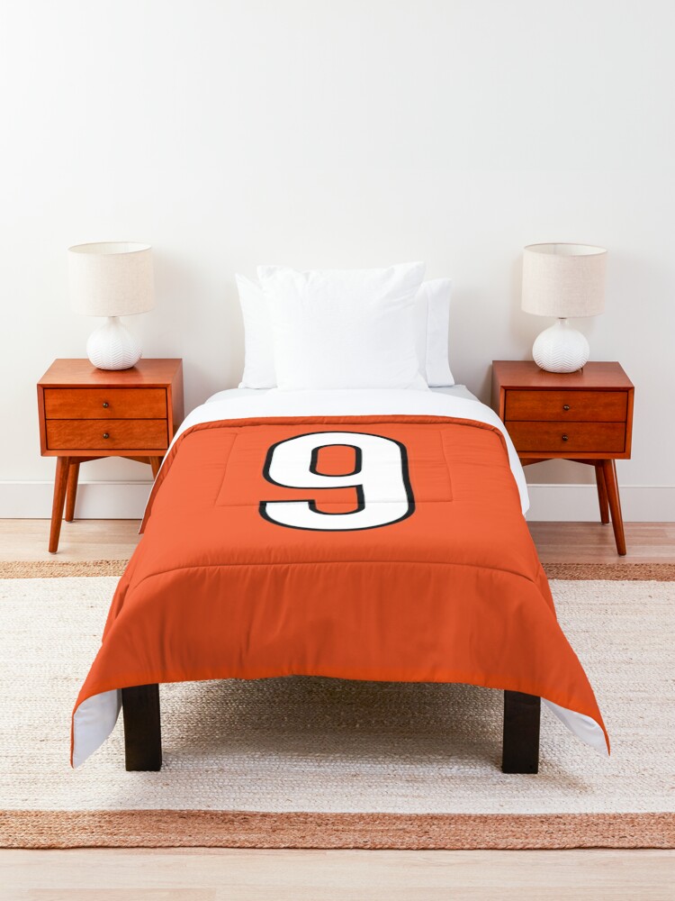 Joe Burrow Orange Bengals Jersey - #9 Tapestry for Sale by