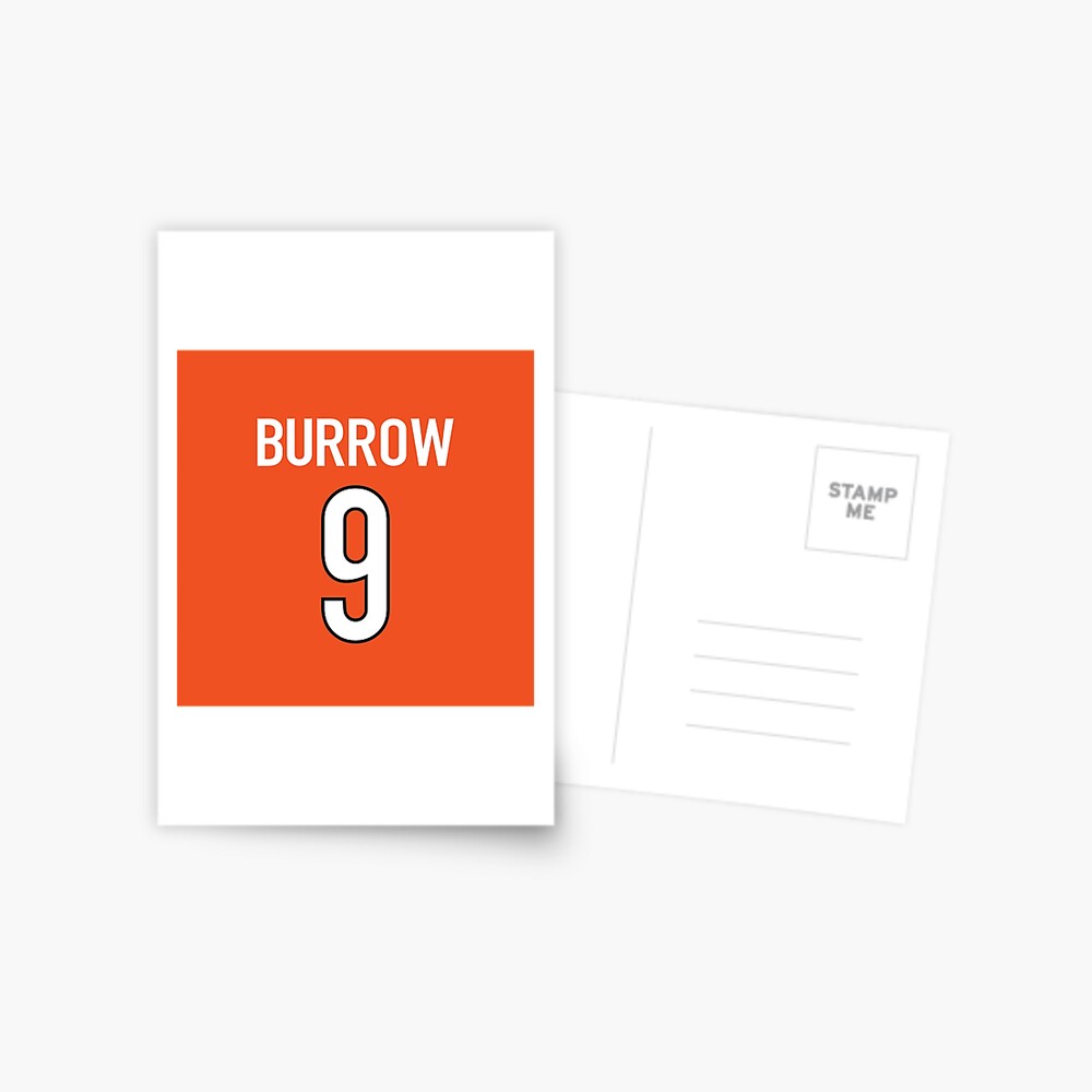 Joe Burrow Orange Bengals Jersey - #9 Lightweight Hoodie for Sale by  djstagge