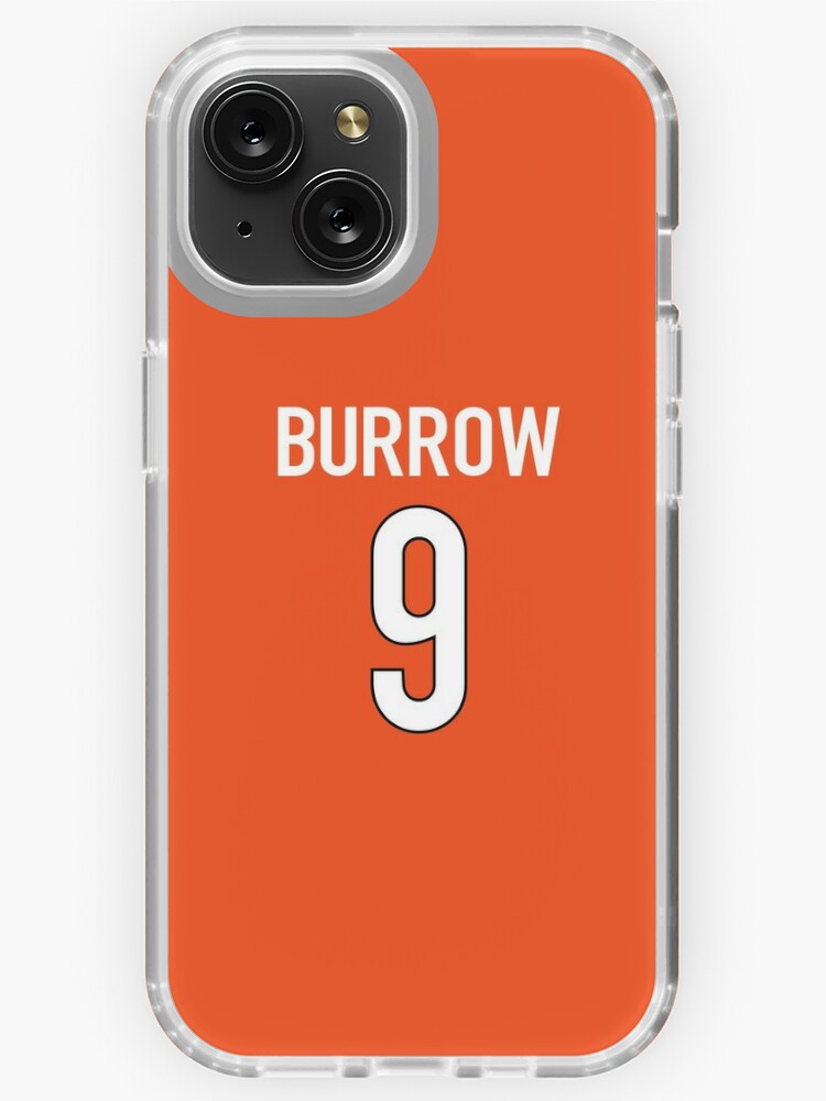 Joe Burrow Orange Bengals Jersey - #9' iPhone Case for Sale by