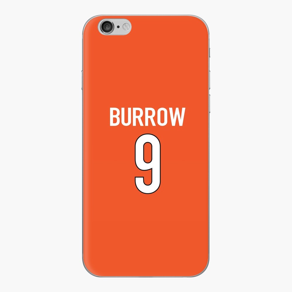 Joe Burrow Orange Bengals Jersey - #9 iPad Case & Skin for Sale by  djstagge