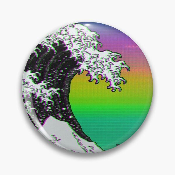 Item preview, Great Wave 80s Retro designed and sold by ind3finite.