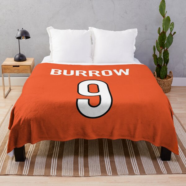 Joe Burrow Orange Bengals Jersey - #9 Tapestry for Sale by djstagge