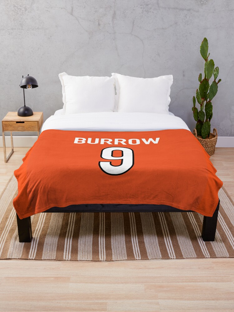 Joe Burrow Orange Bengals Jersey - #9 Active T-Shirt for Sale by djstagge