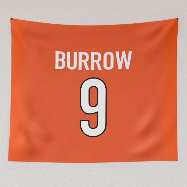 Item preview, Joe Burrow Orange Bengals Jersey - #9 designed and sold by djstagge.