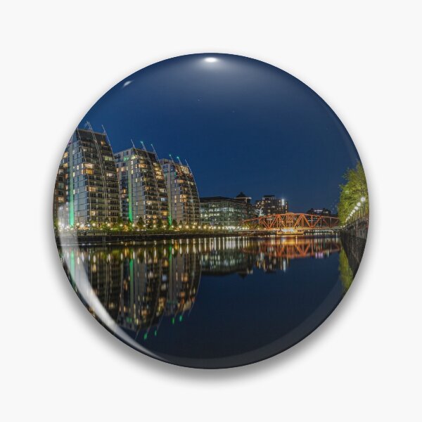 Item preview, Huron Basin Salford Quays at Night designed and sold by Paul Madden.