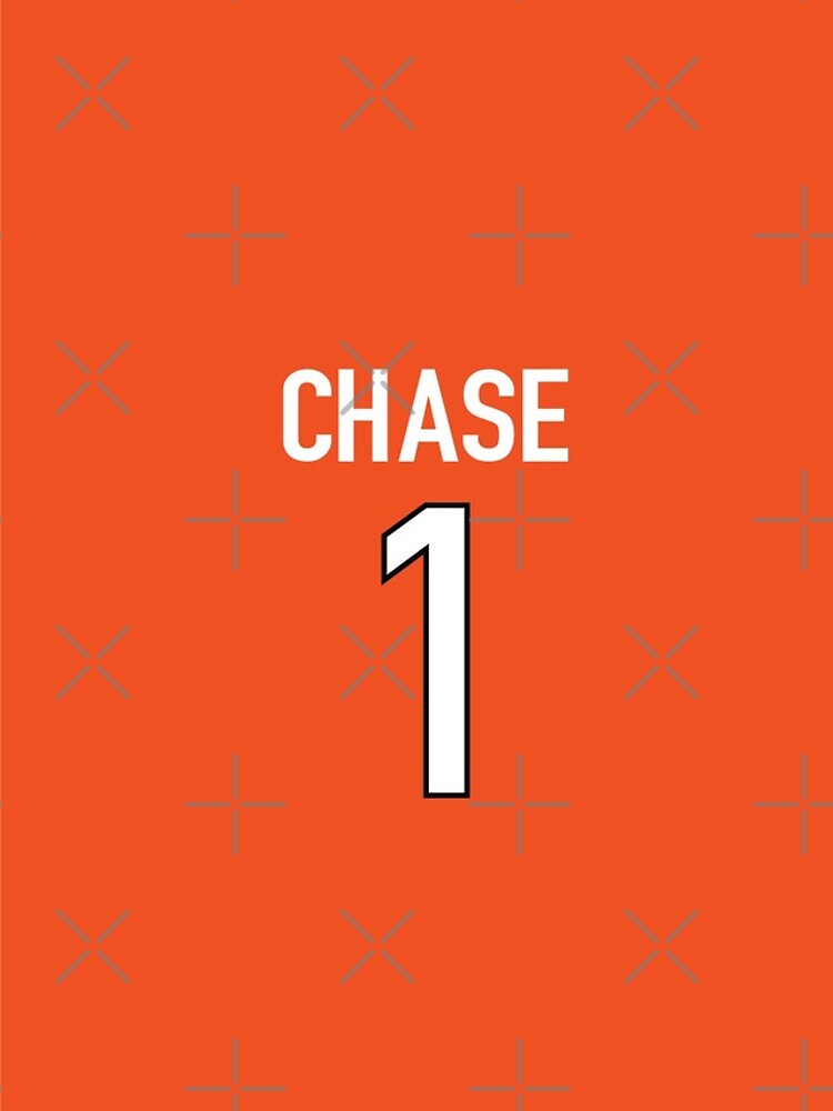 Ja'Marr Chase Orange Bengals Jersey - #1' iPhone Case for Sale by