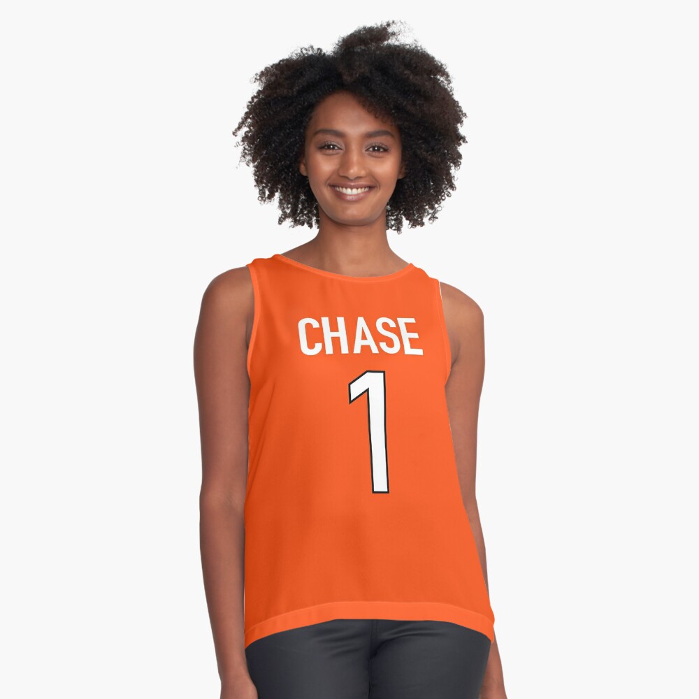 Ja'Marr Chase Orange Bengals Jersey - #1 Kids T-Shirt for Sale by djstagge