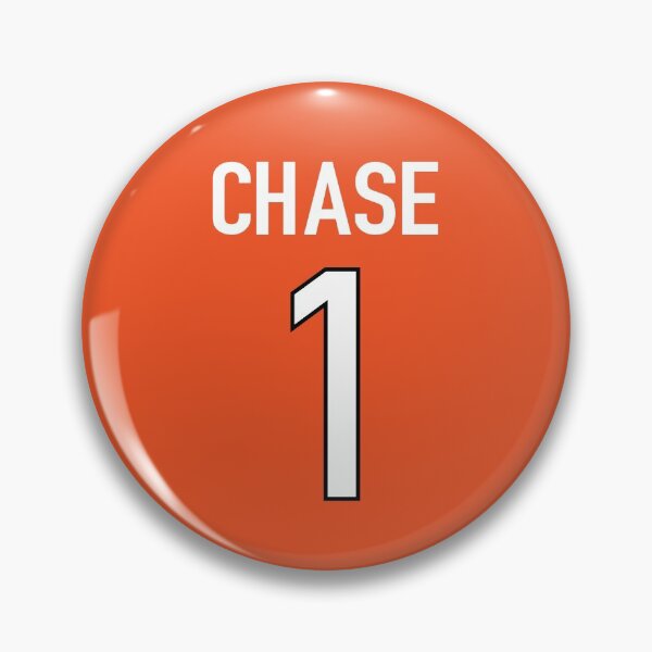 Aperçu de l'œuvre Maillot Ja'Marr Chase Orange Bengals - # 1 créée et vendue par djstagge.