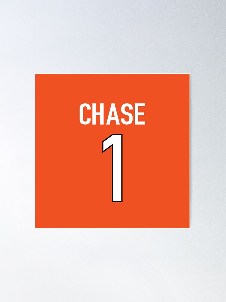 Ja'Marr Chase Orange Bengals Jersey - #1 Kids T-Shirt for Sale by djstagge