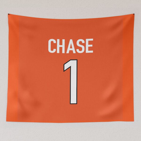 Item preview, Ja'Marr Chase Orange Bengals Jersey - #1 designed and sold by djstagge.