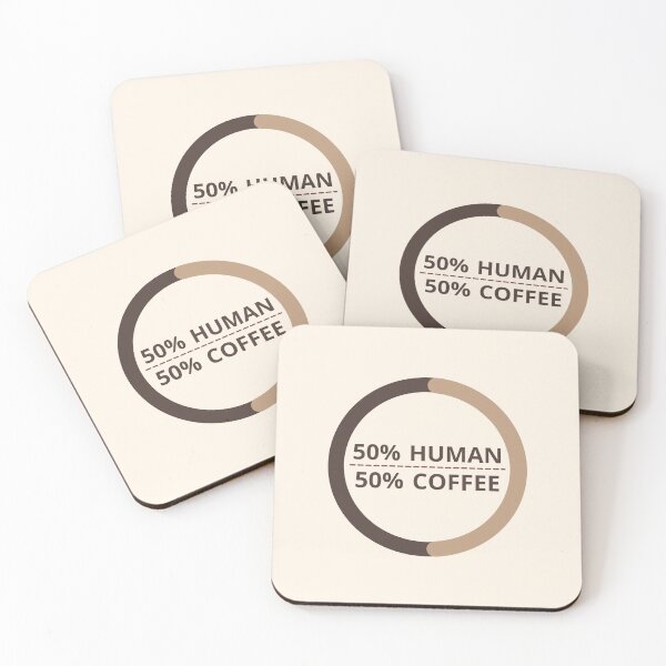 Item preview, Half Human Half Coffee designed and sold by Shorrab.