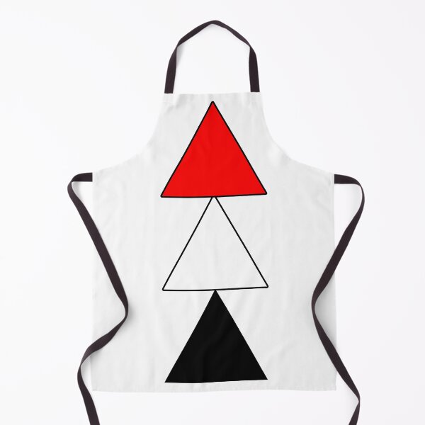 Item preview, Triangles Stacked Red White and Black designed and sold by Black-and-Red.