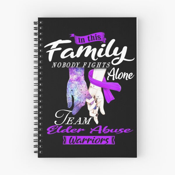 Item preview, In This Family Nobody Fights Alone Team Elder Abuse Warrior designed and sold by deputylove.
