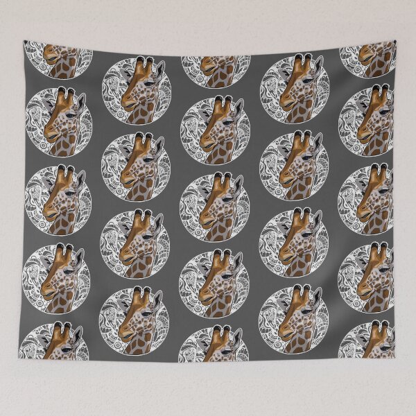 Item preview, Animal Alphabet_Giraffe designed and sold by AFrolicStone.