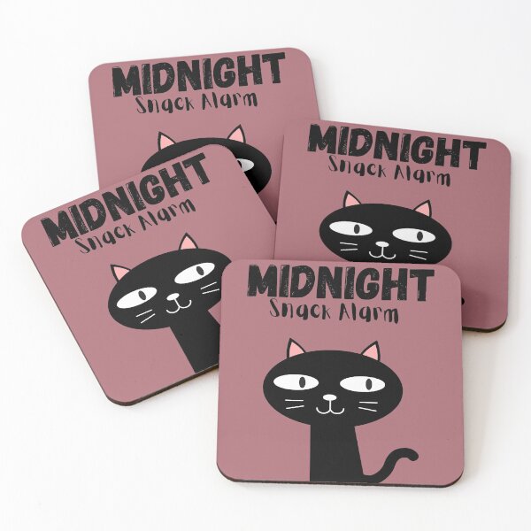 Item preview, Hungry Cats at Midnight looking for Snacks designed and sold by Mary Maple.