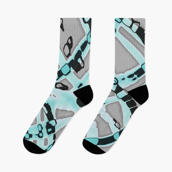 Artikelvorschau, Turquoise Ocean and Gray Diagonal entworfen und verkauft von Sharon Schwalbe.
